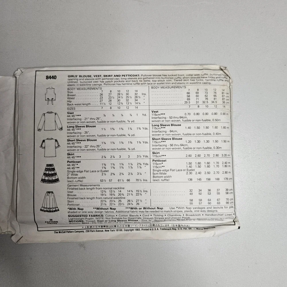 McCalls patch pockets 32