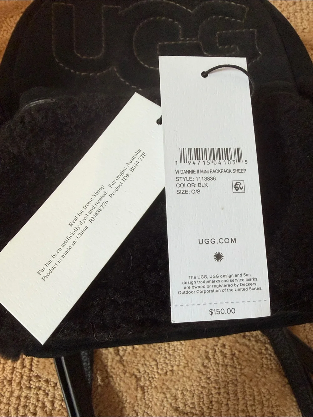 UGG adjustable hardware