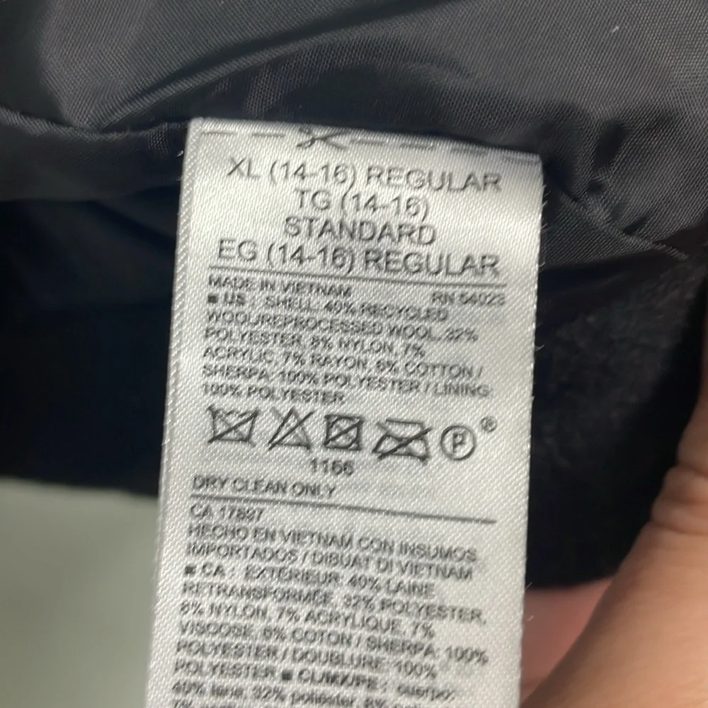 Old Navy lined fleece