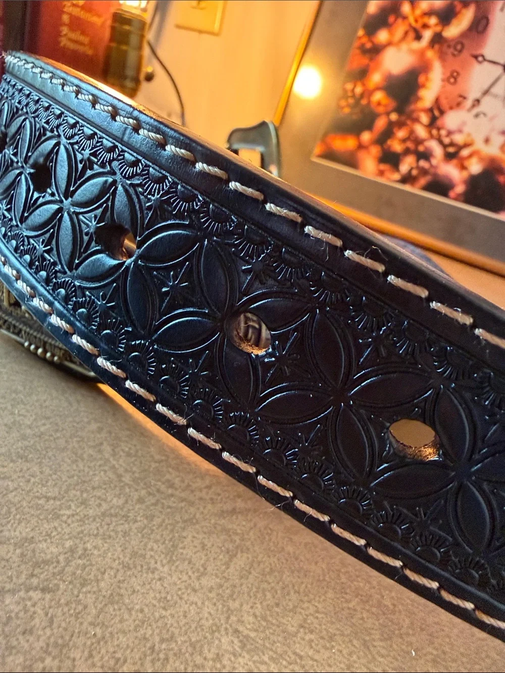 West Star Texas leather engraving durable