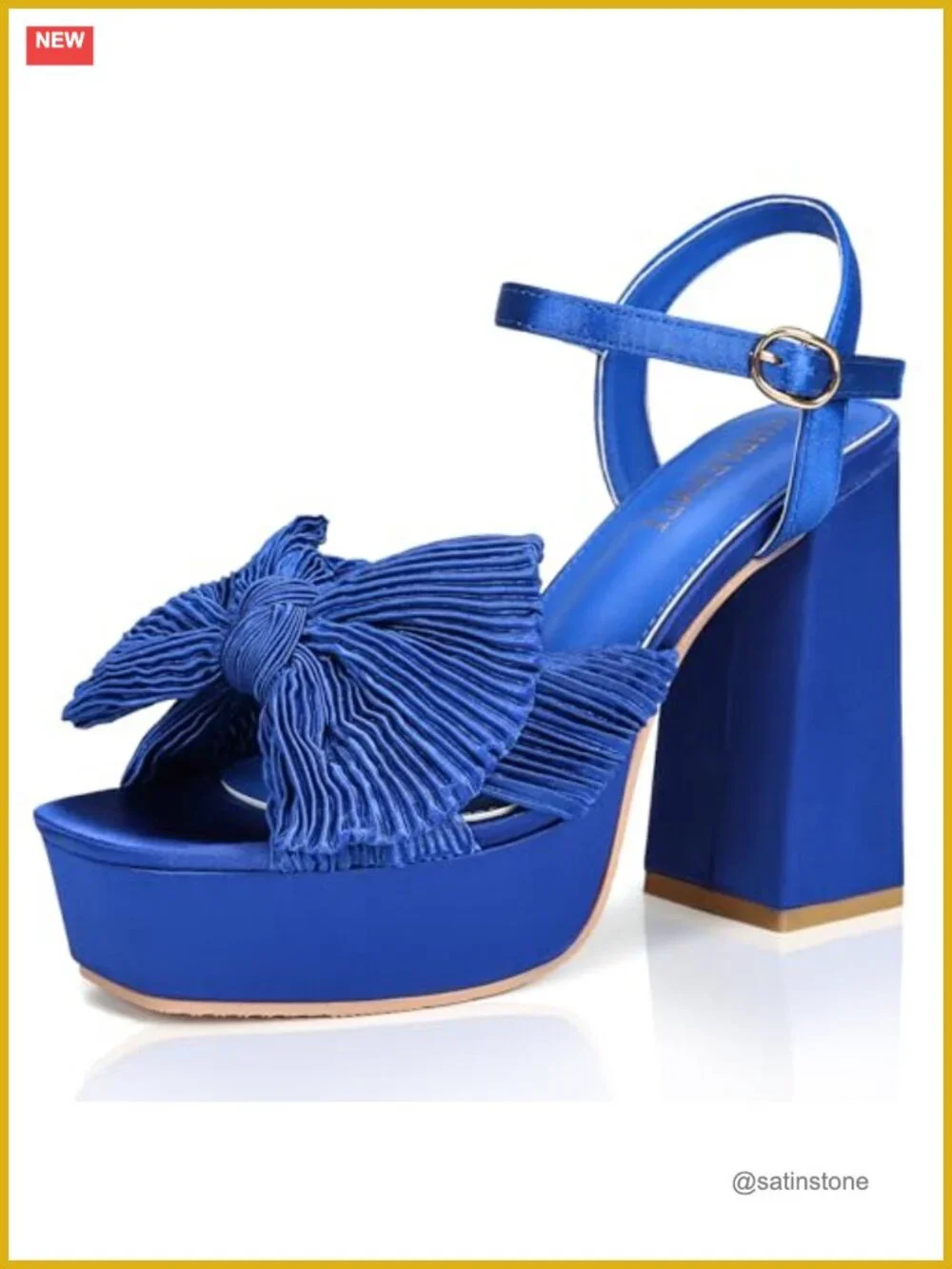 Open Toe Chunky Platform Heels Ankle Strap Wedge Sandals
