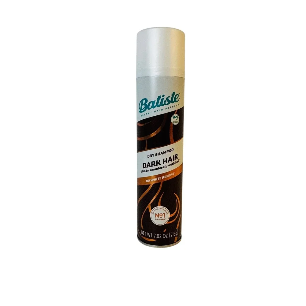 Batiste Dry Shampoo‎ Dark Hair No White Residue Instant Hair Refresher 7.62 oz