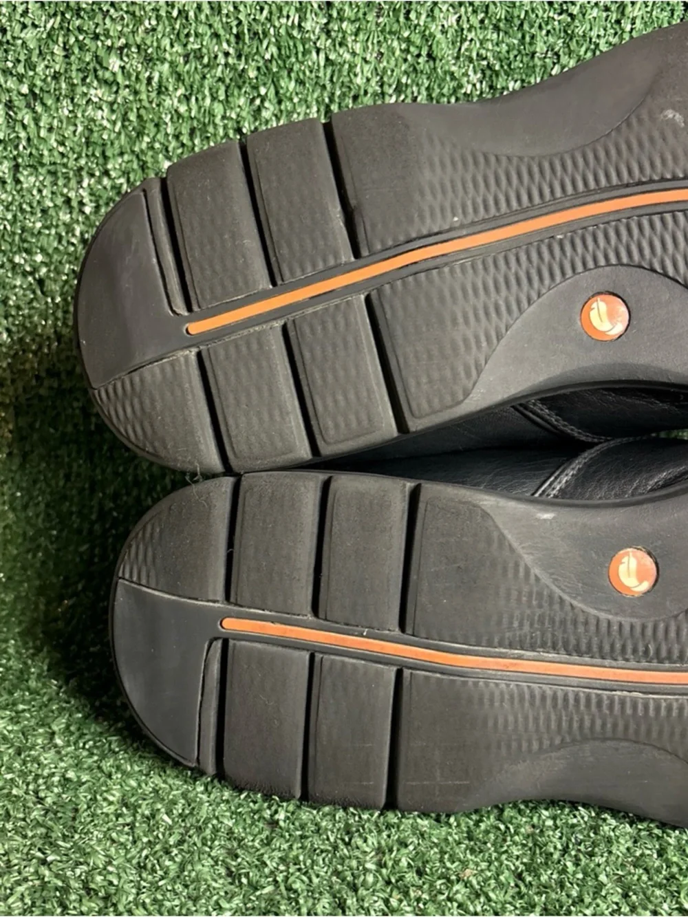 Clarks unstructured black