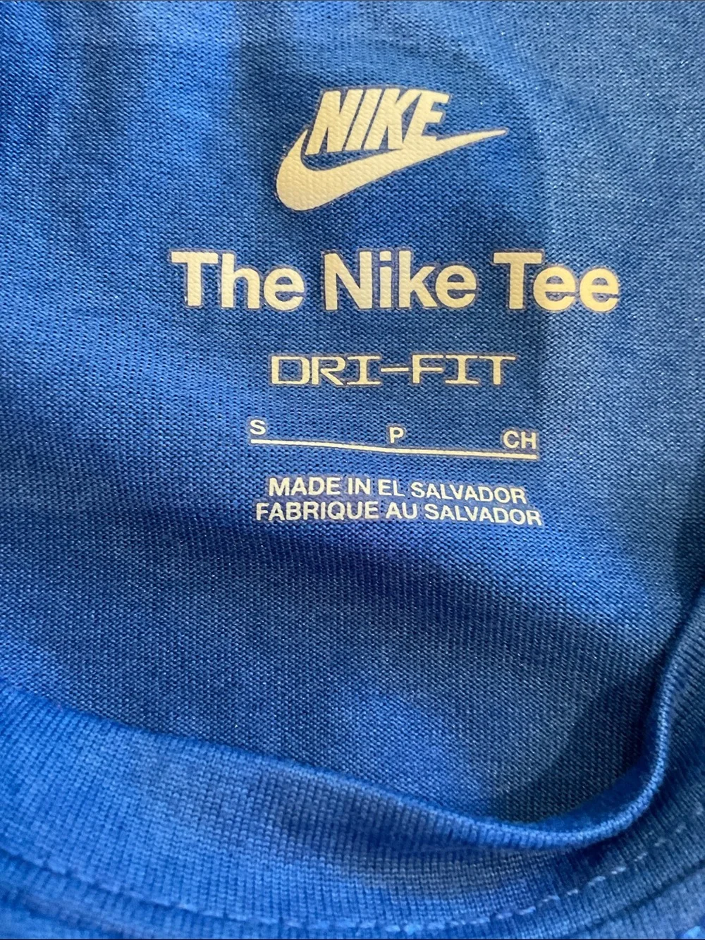 Nike silver polyester
