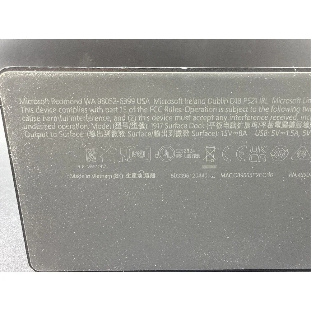 Microsoft slot dock 45