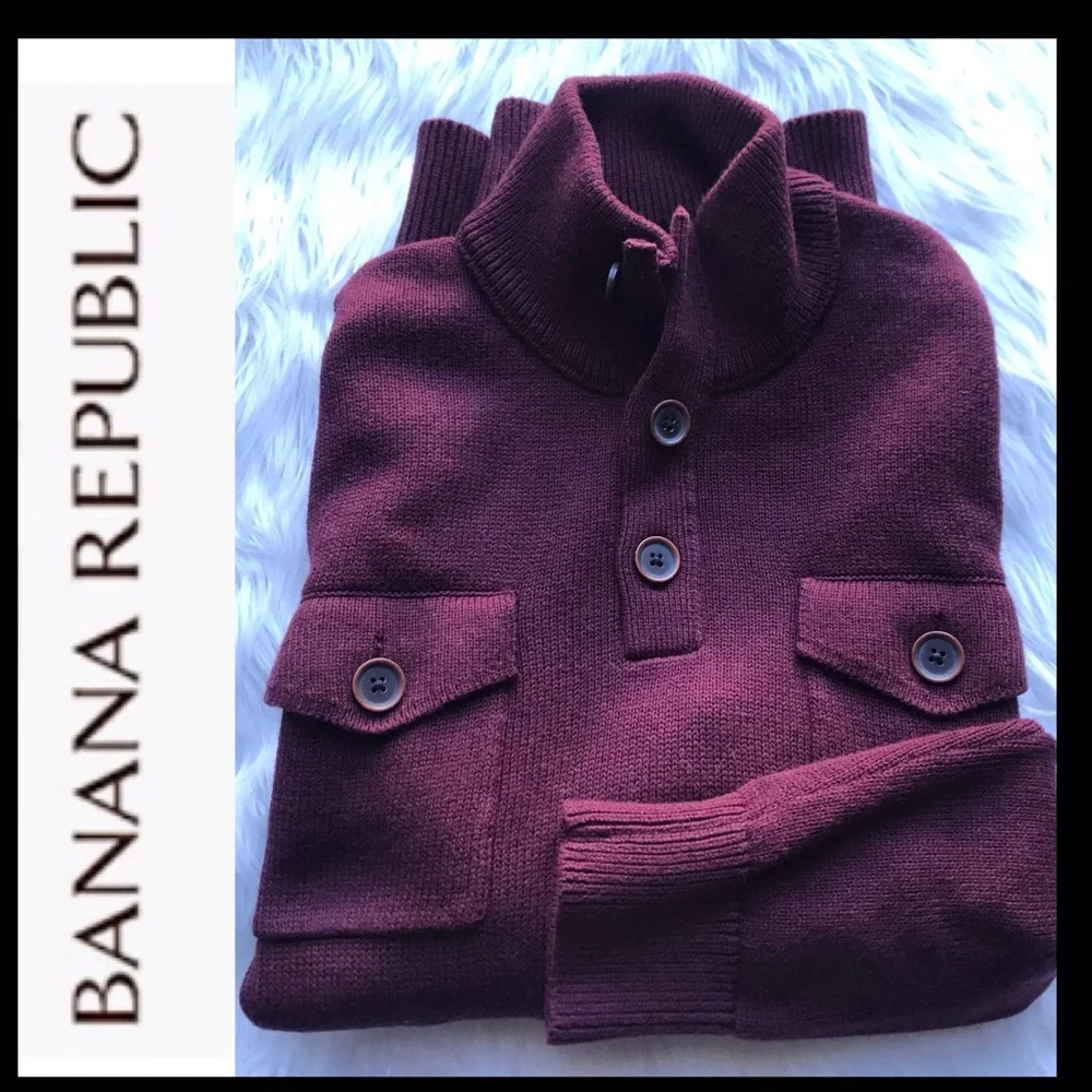 Banana Republic placket soft