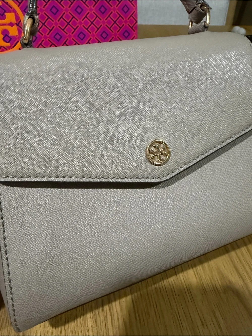 Tory Burch taupe purchase