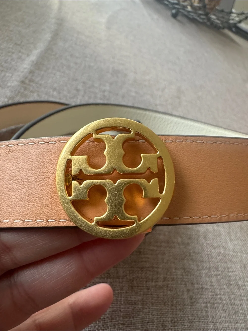 Tory Burch smooth tan