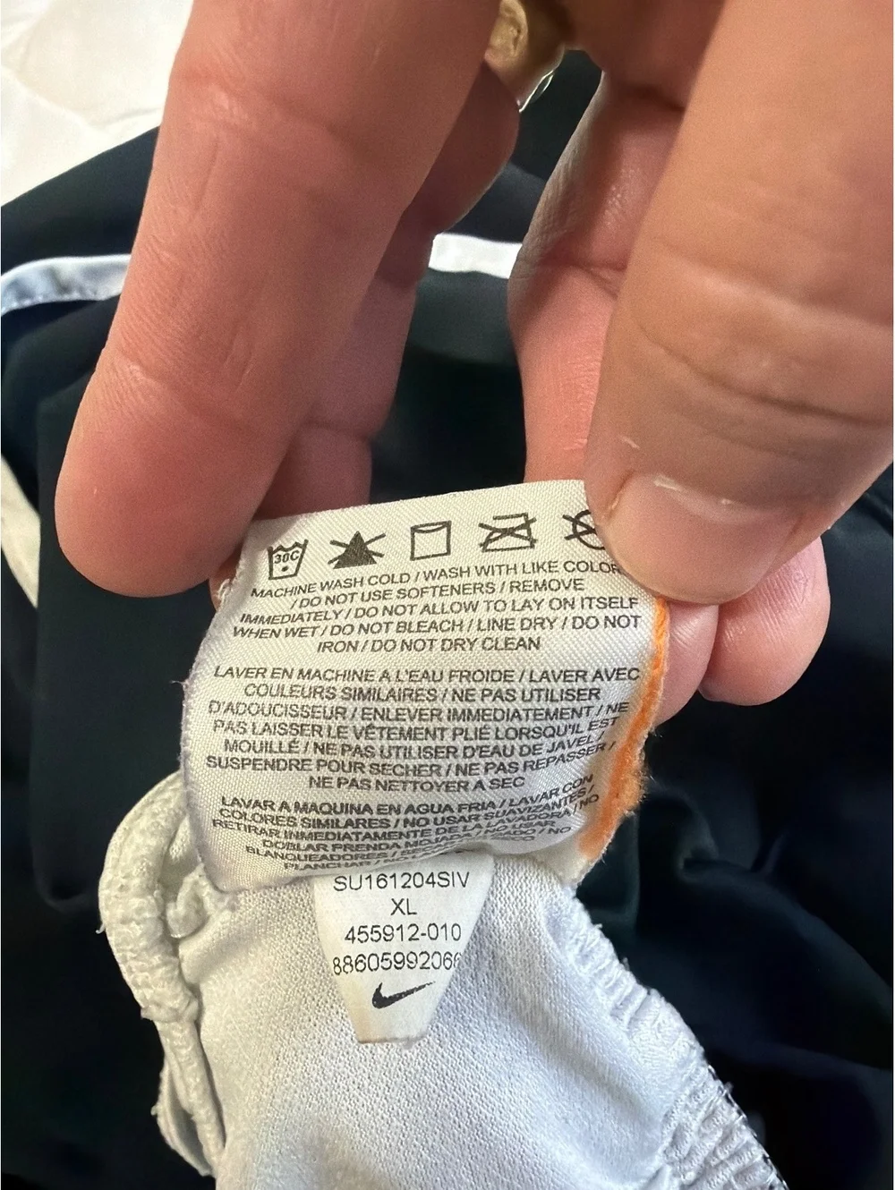 Nike worn item staining