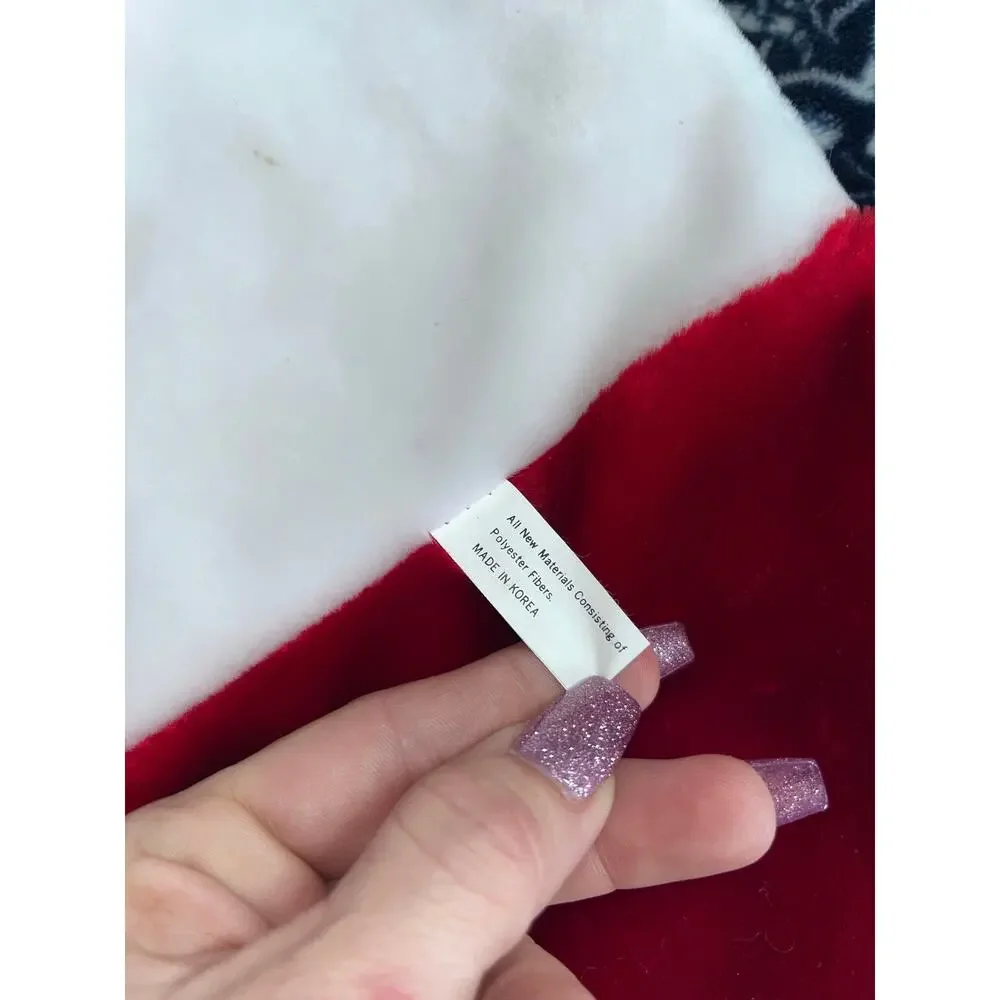 Chrisha christmas plush stocking