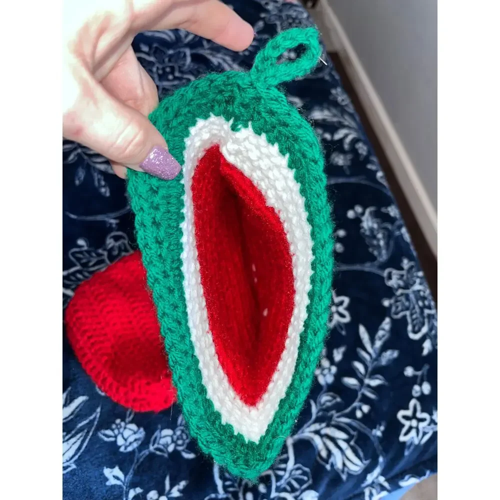 Handmade vintage crocheted