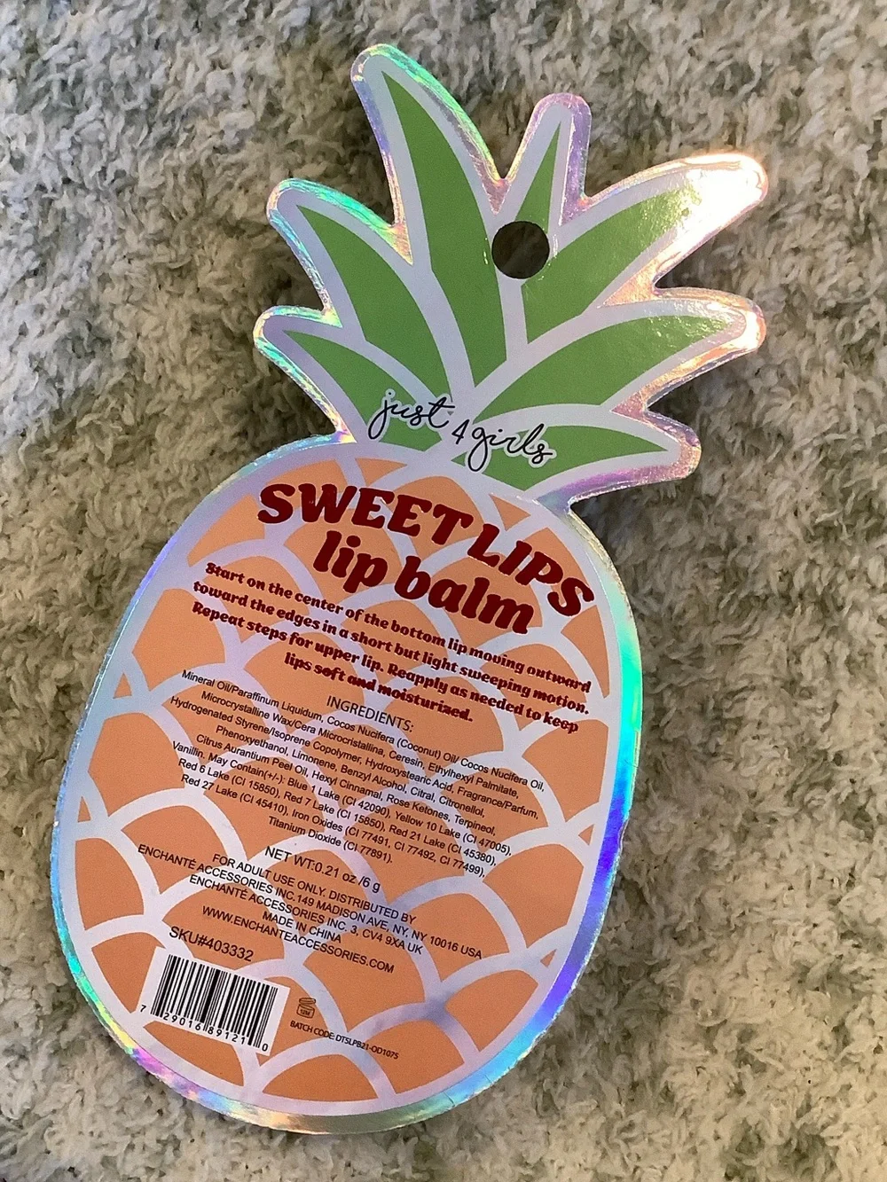 Just 4 Girls Sweet Lips adorable tropical