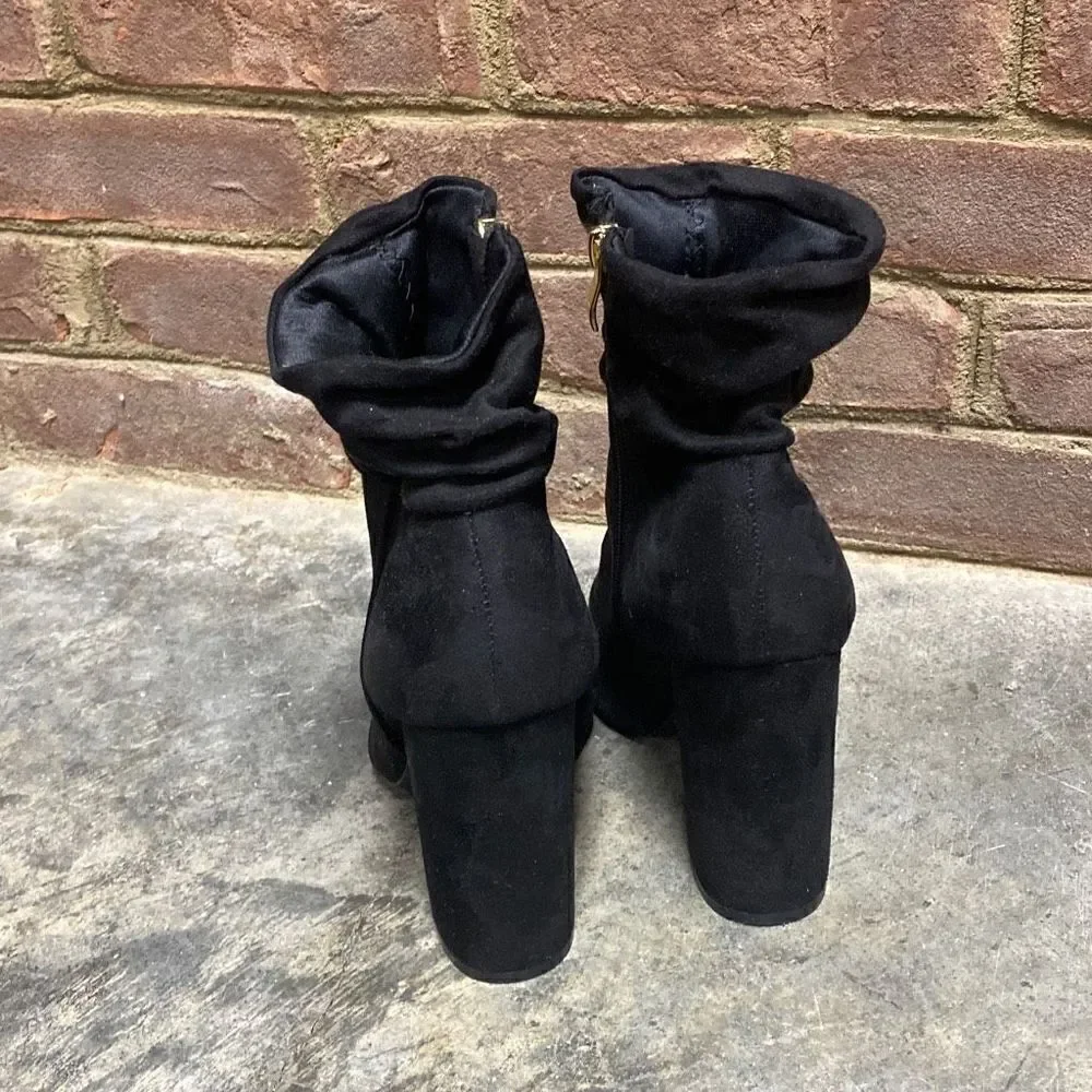 Qupid black faux