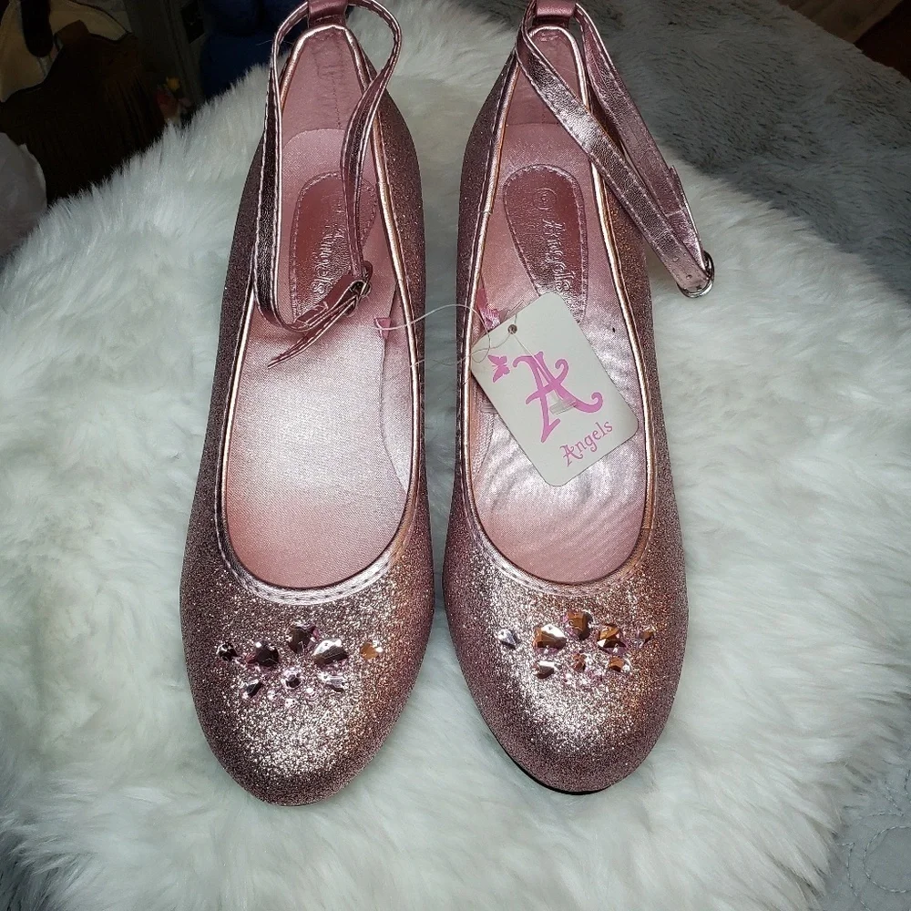 Angel pink glitter