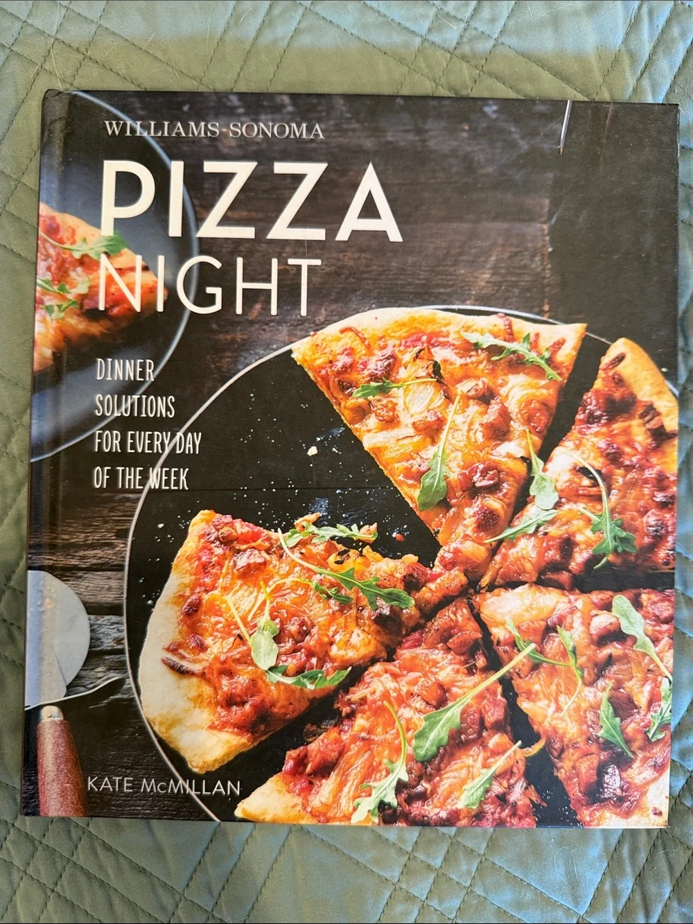 Williams Sonoma Pizza Night Cookbook - Red, Orange, Green Cover