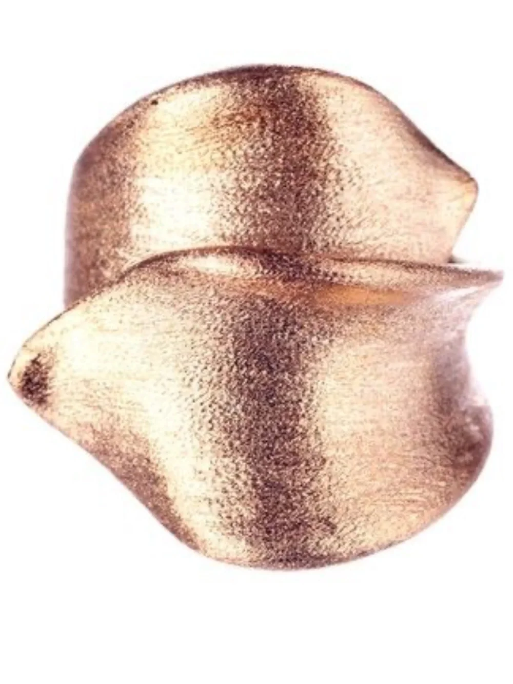 Rose Gold Scuptural Ring Size 9