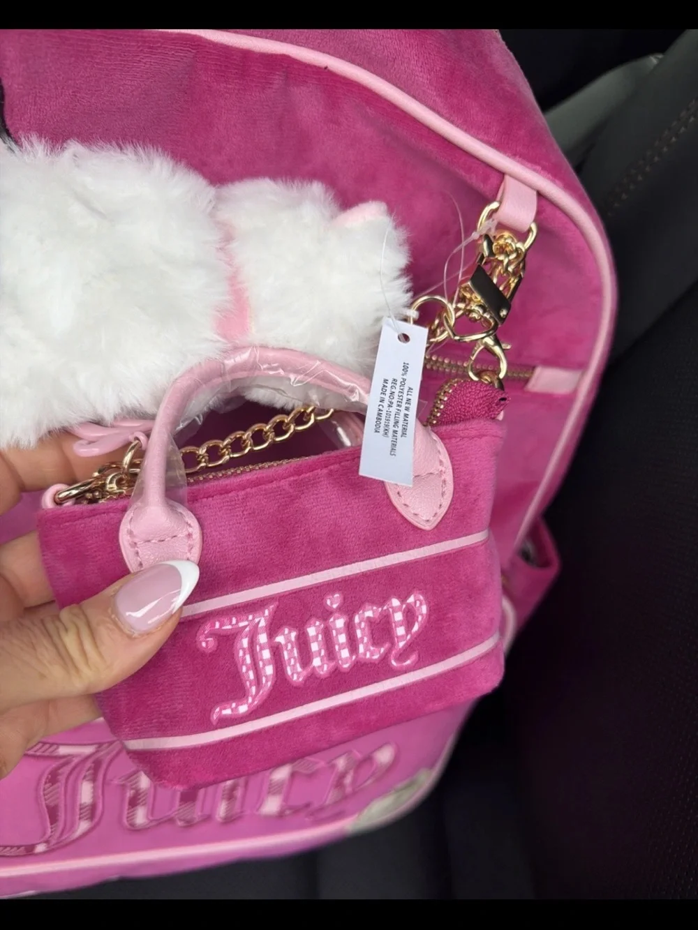 Juicy Couture plush velvet