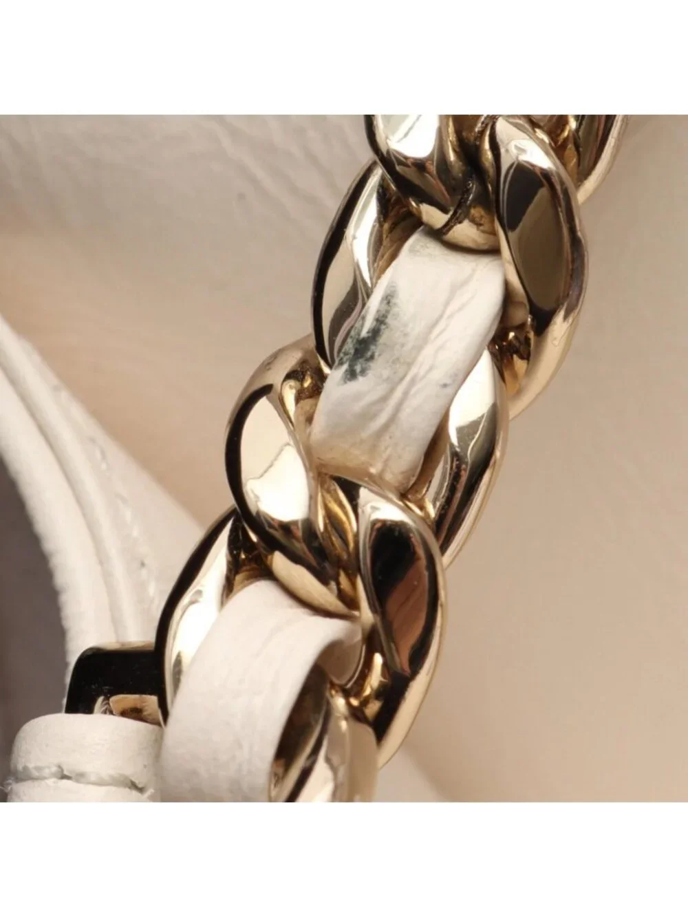CHANEL diamond some leather