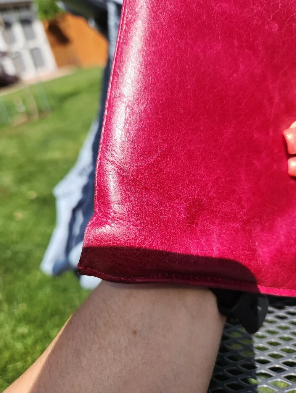 HOBO leather clutch