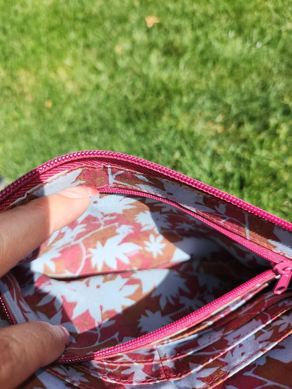 HOBO leather clutch