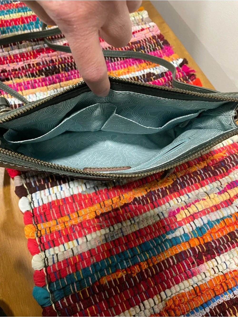 The Sak leather compact