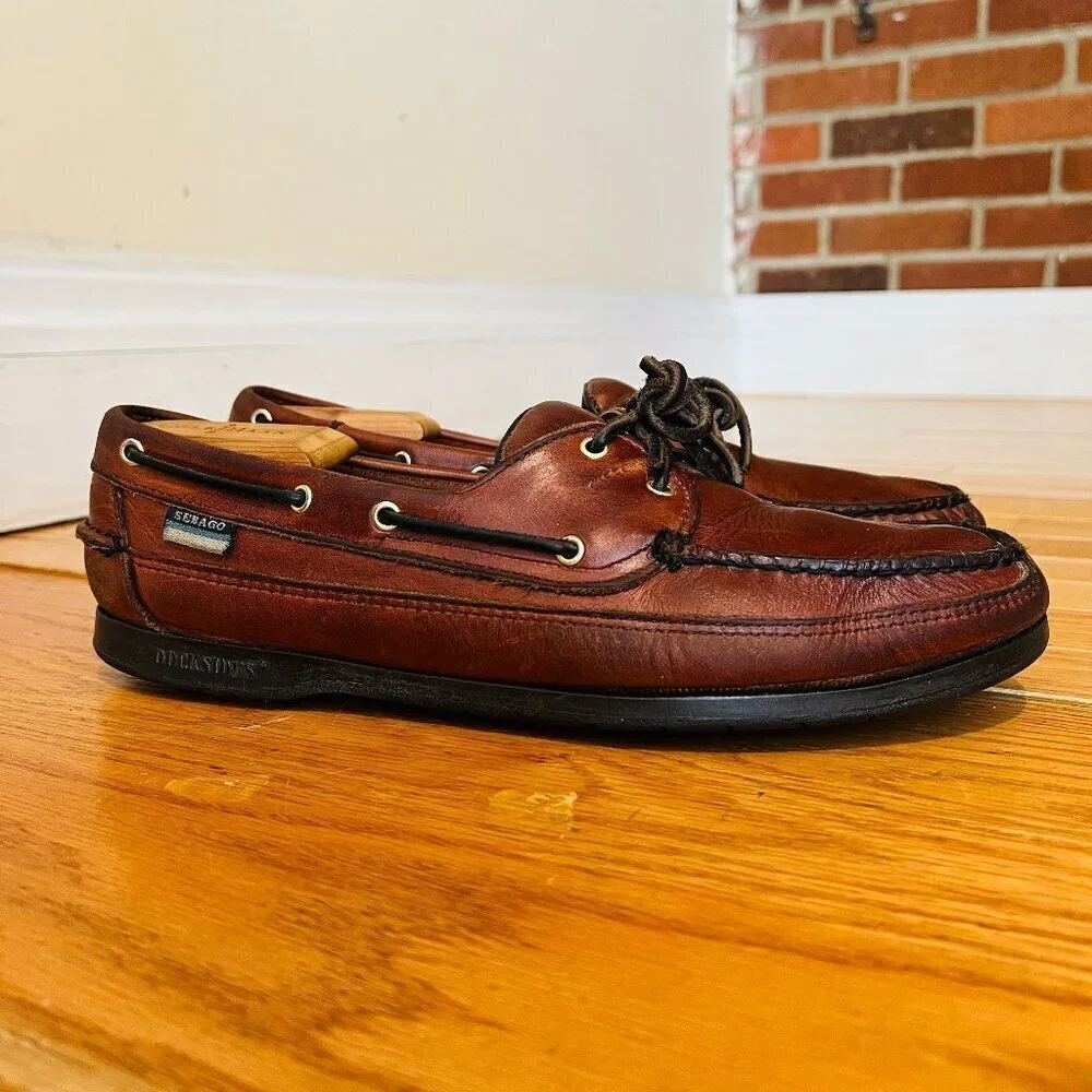 Sebago brown leather