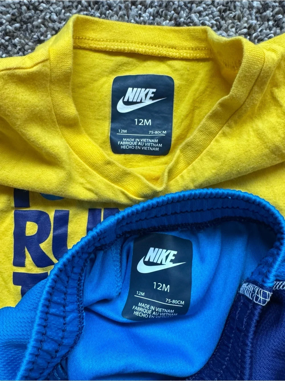 Nike vibrant yellow