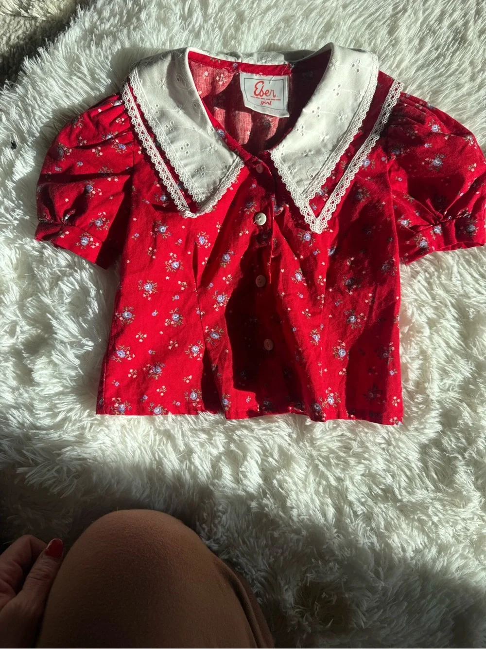 Eberjey collar floral delicate