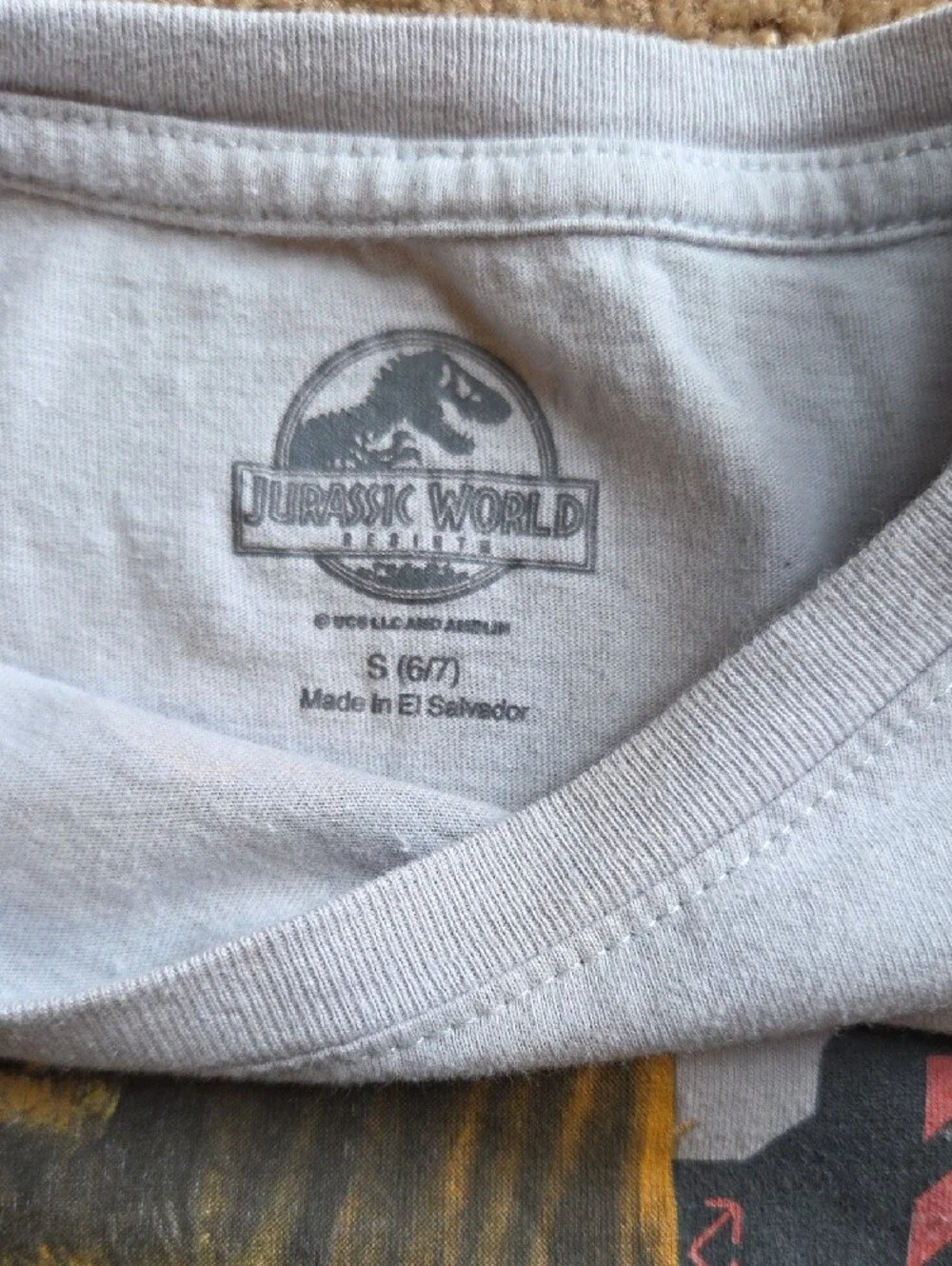 Jurassic World world style shirt