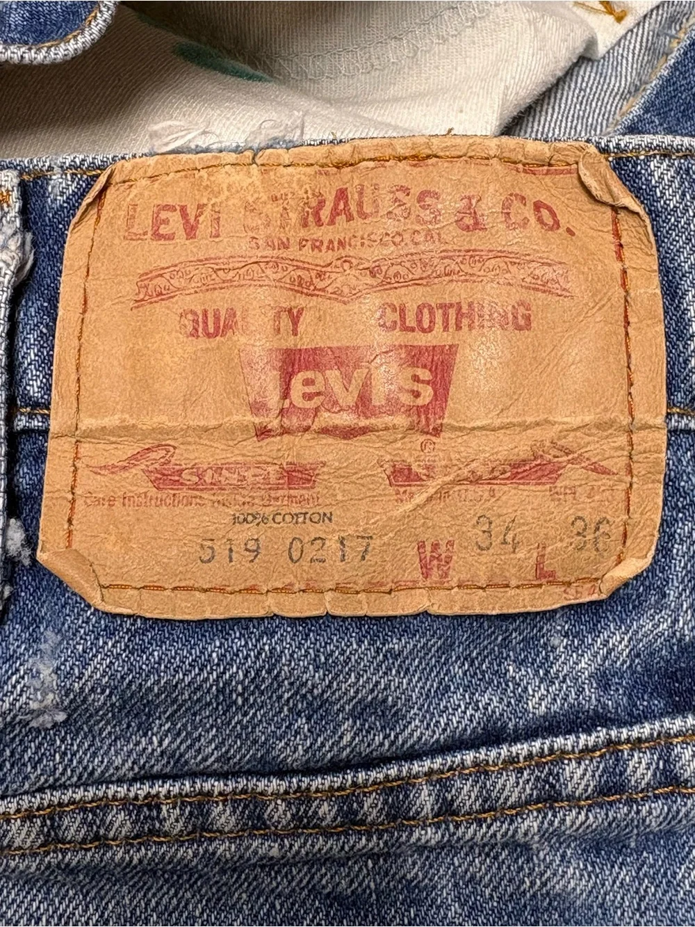 Levis paint slim