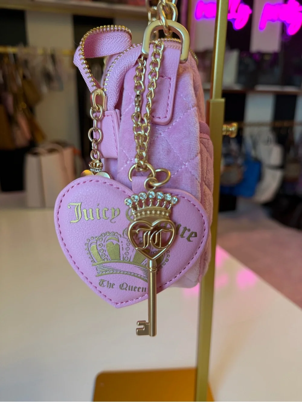 Juicy Couture quilted pre perfect