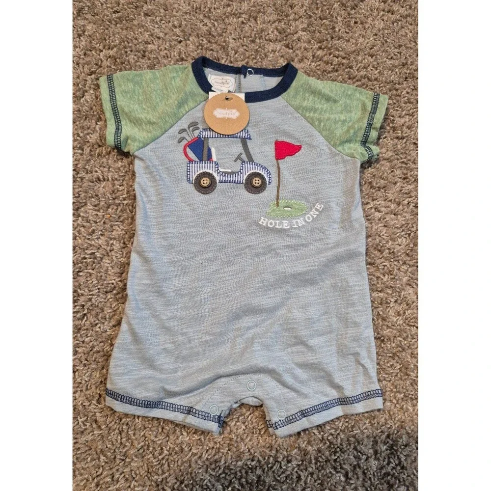 Mudpie romper size 6-9 months nwt