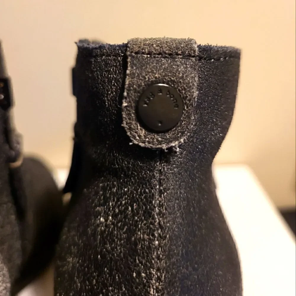 rag & bone round boot wooden