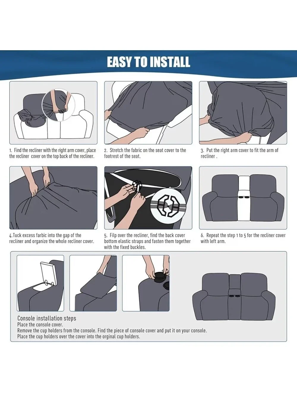 N/A fabric seat slipcover