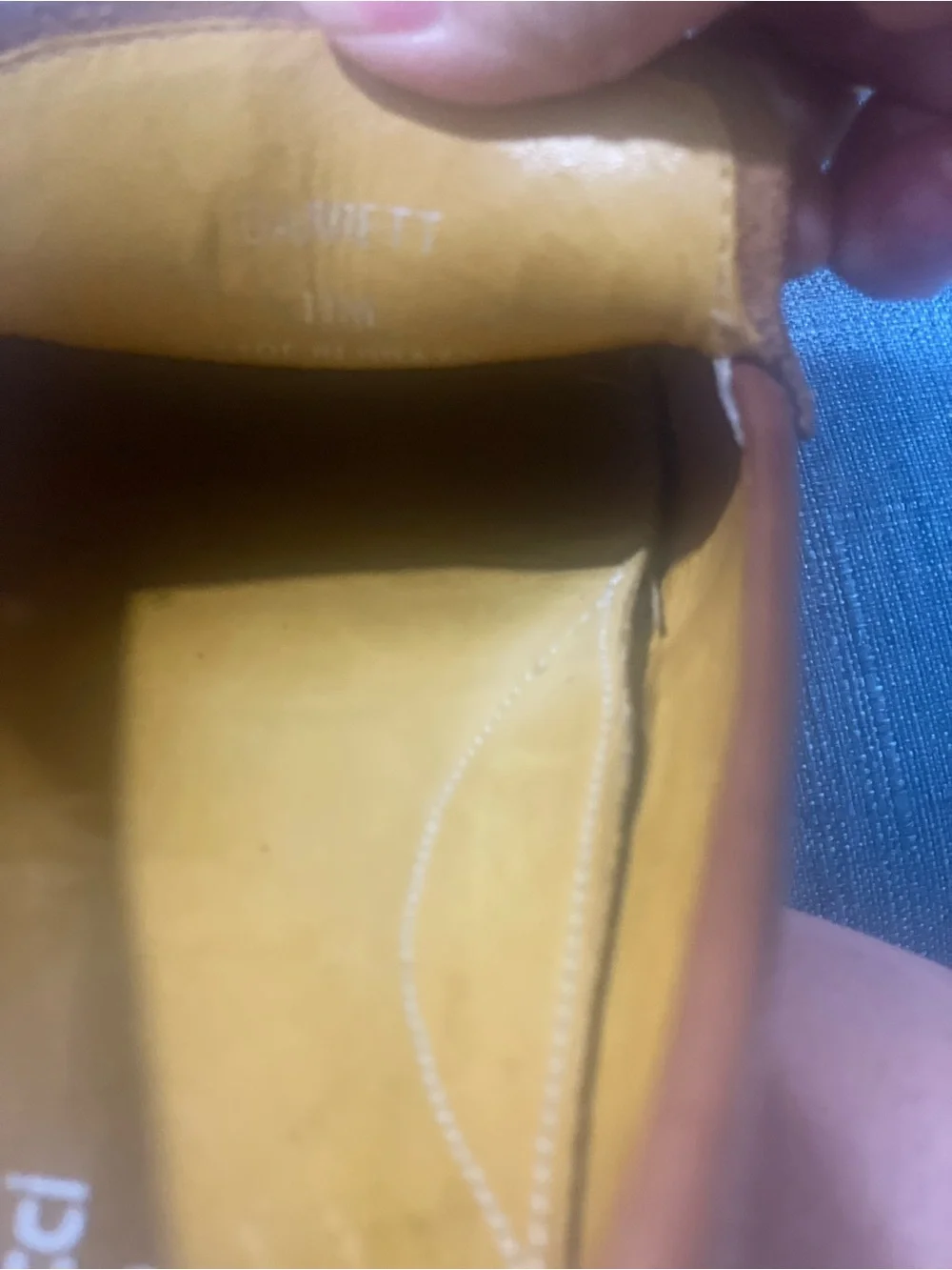 Bacco Bucci tan leather
