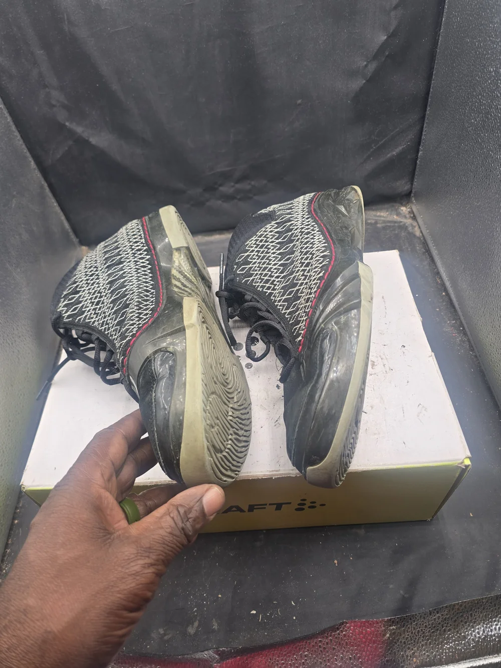 Nike white secure accent
