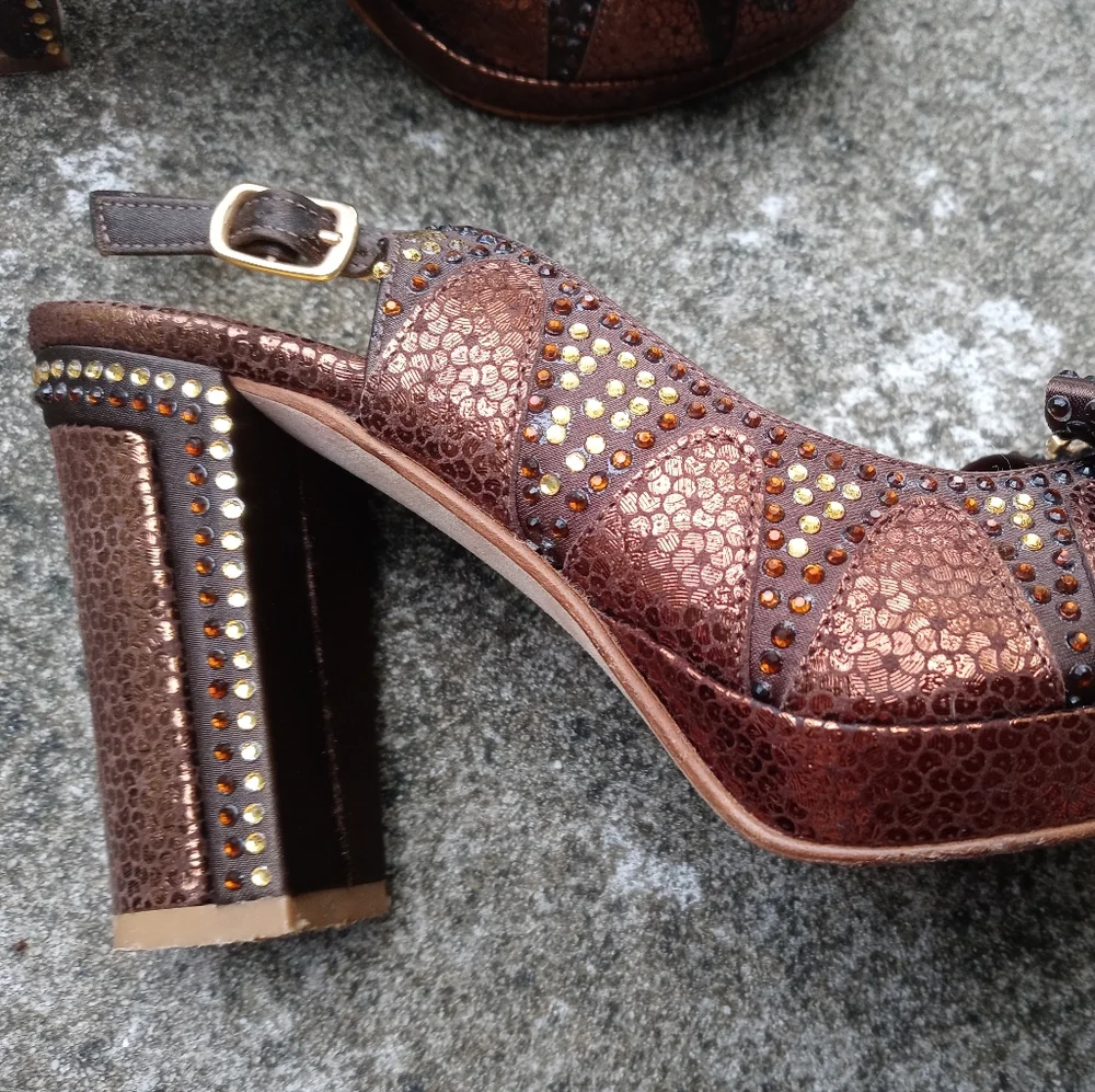 Baldinini rhinestones flaking
