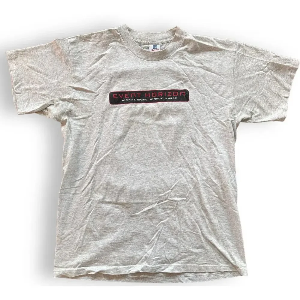 Vintage Superior 90s Event Horizon Horror Movie Gray T Shirt