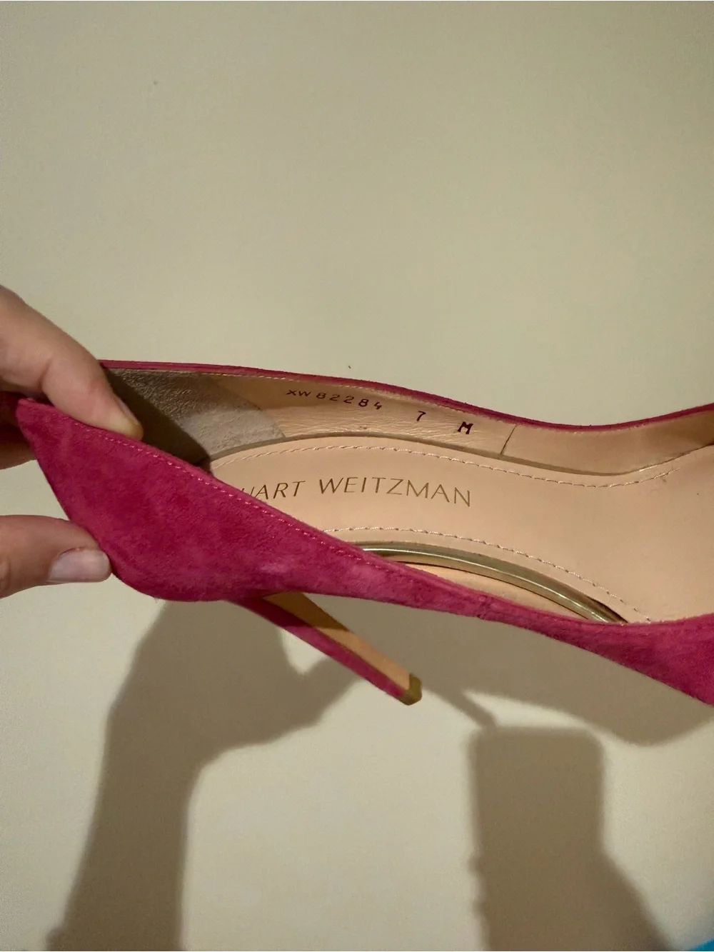 Stuart Weitzman vibrant fuchsia