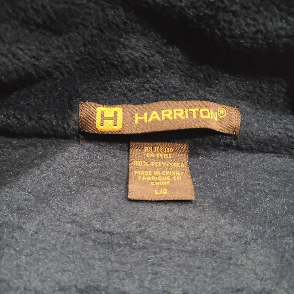Harriton brand tag