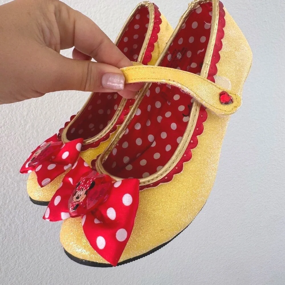 Disney Parks Minnie Shoes 2‎ 3 Yellow Dress Up