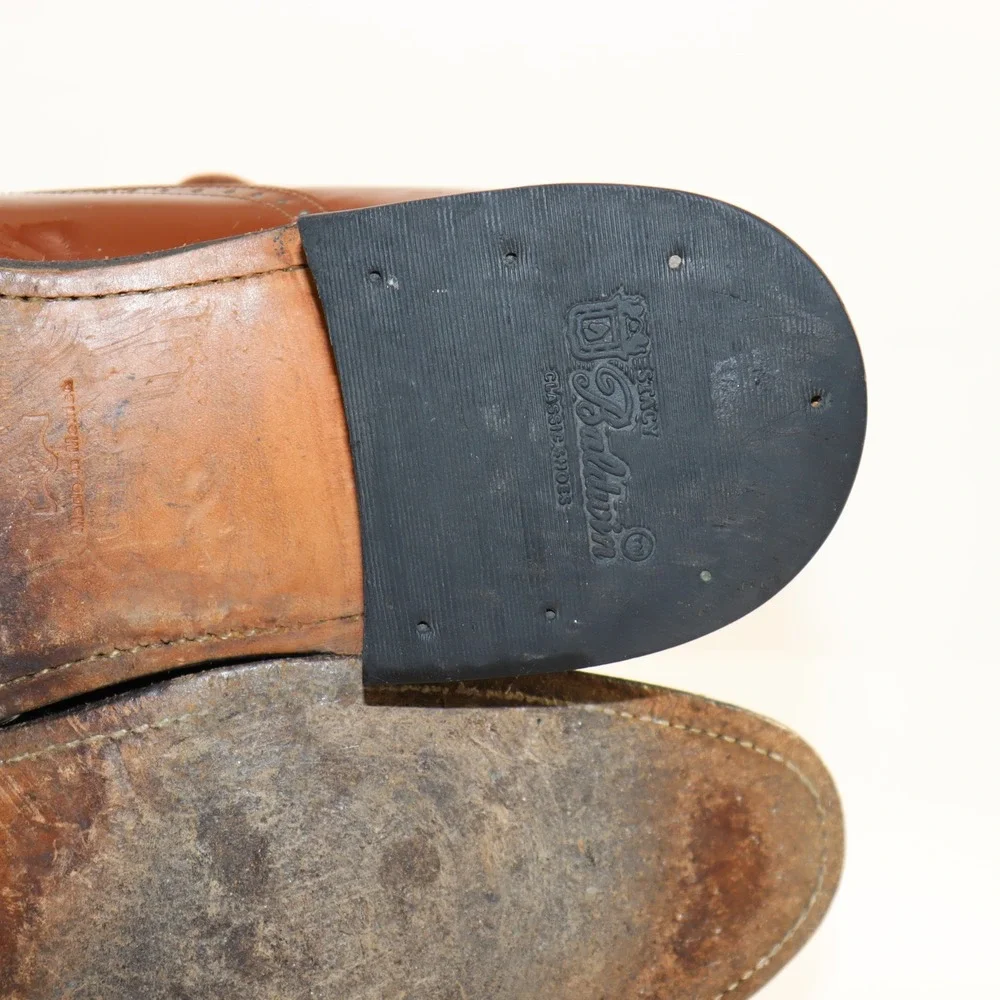 Stacy Baldwin gentleman soles cognac