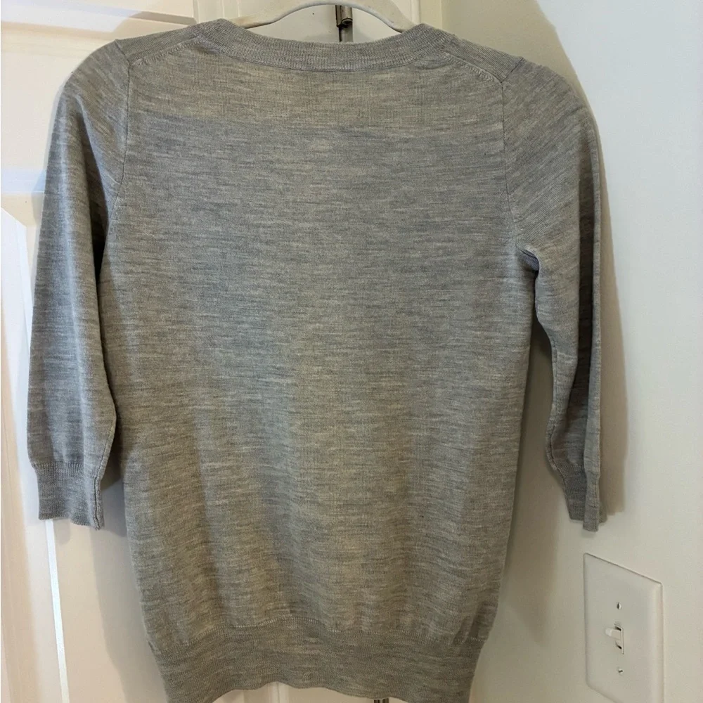 J. Crew heather merino striking