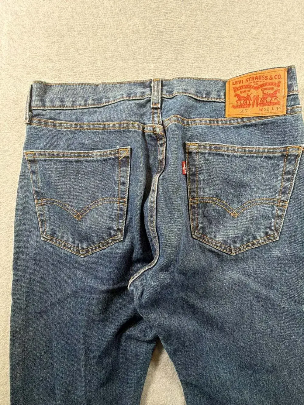 Levis button levi blue