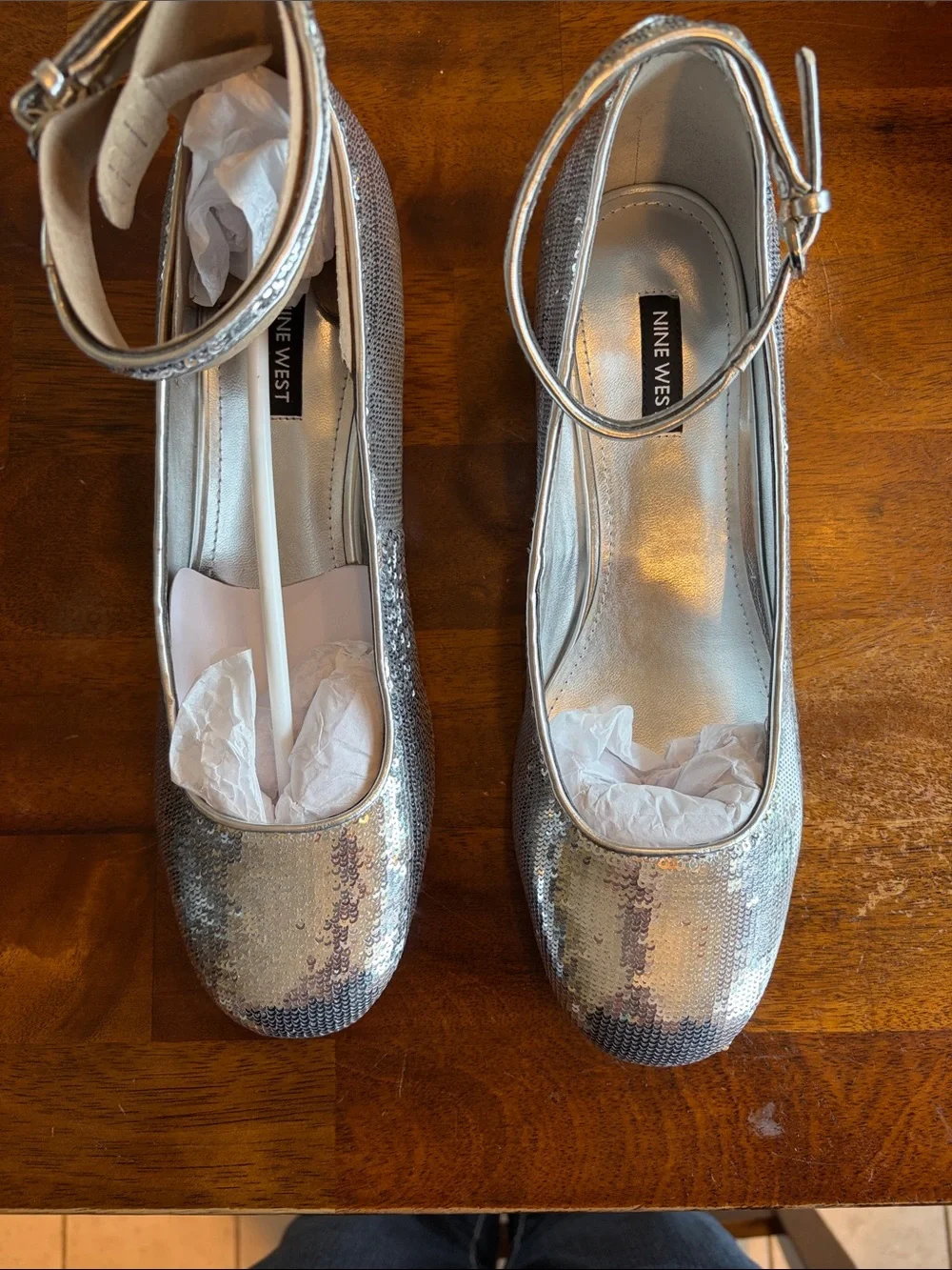 Nine West shimmering sequin