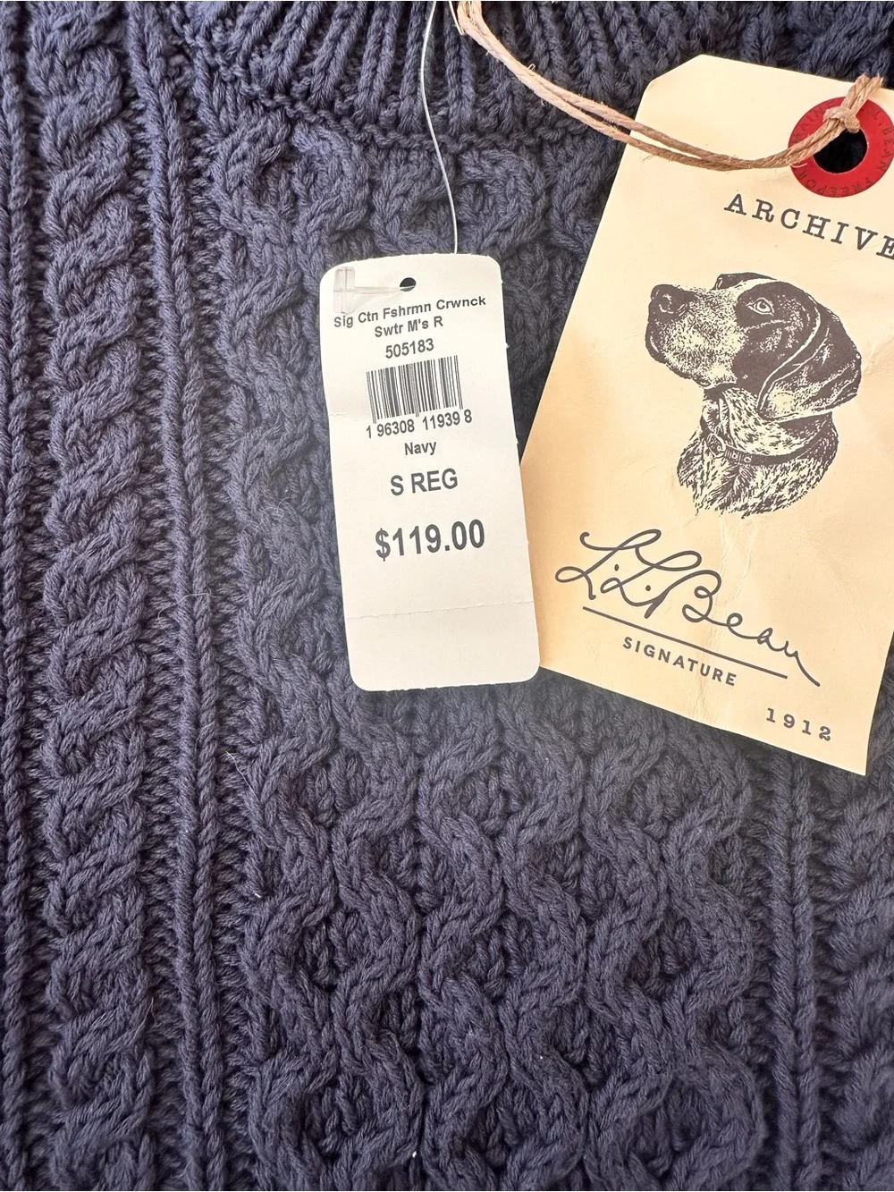 L.L. Bean classic navy