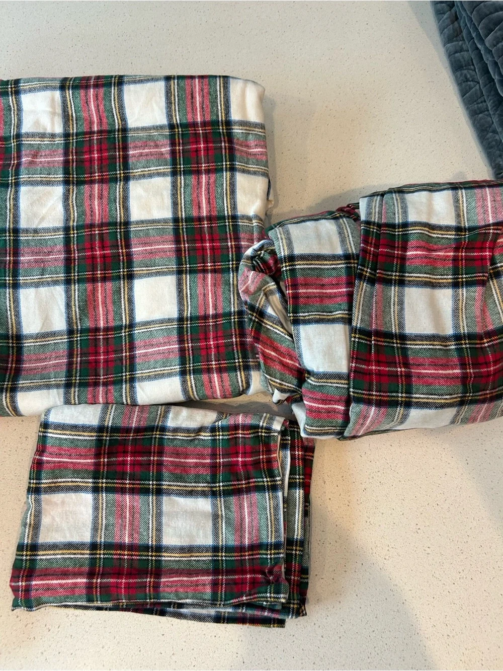Pottery Barn plaid flannel