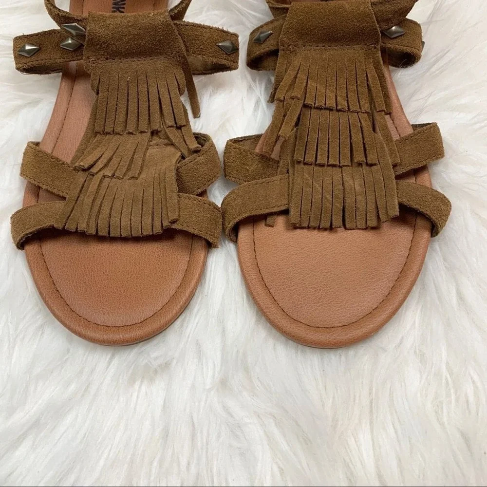 Minnetonka brown suede