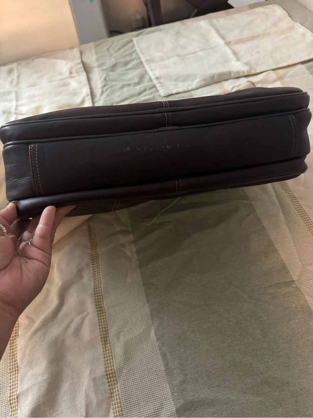 Heritage leather briefcase