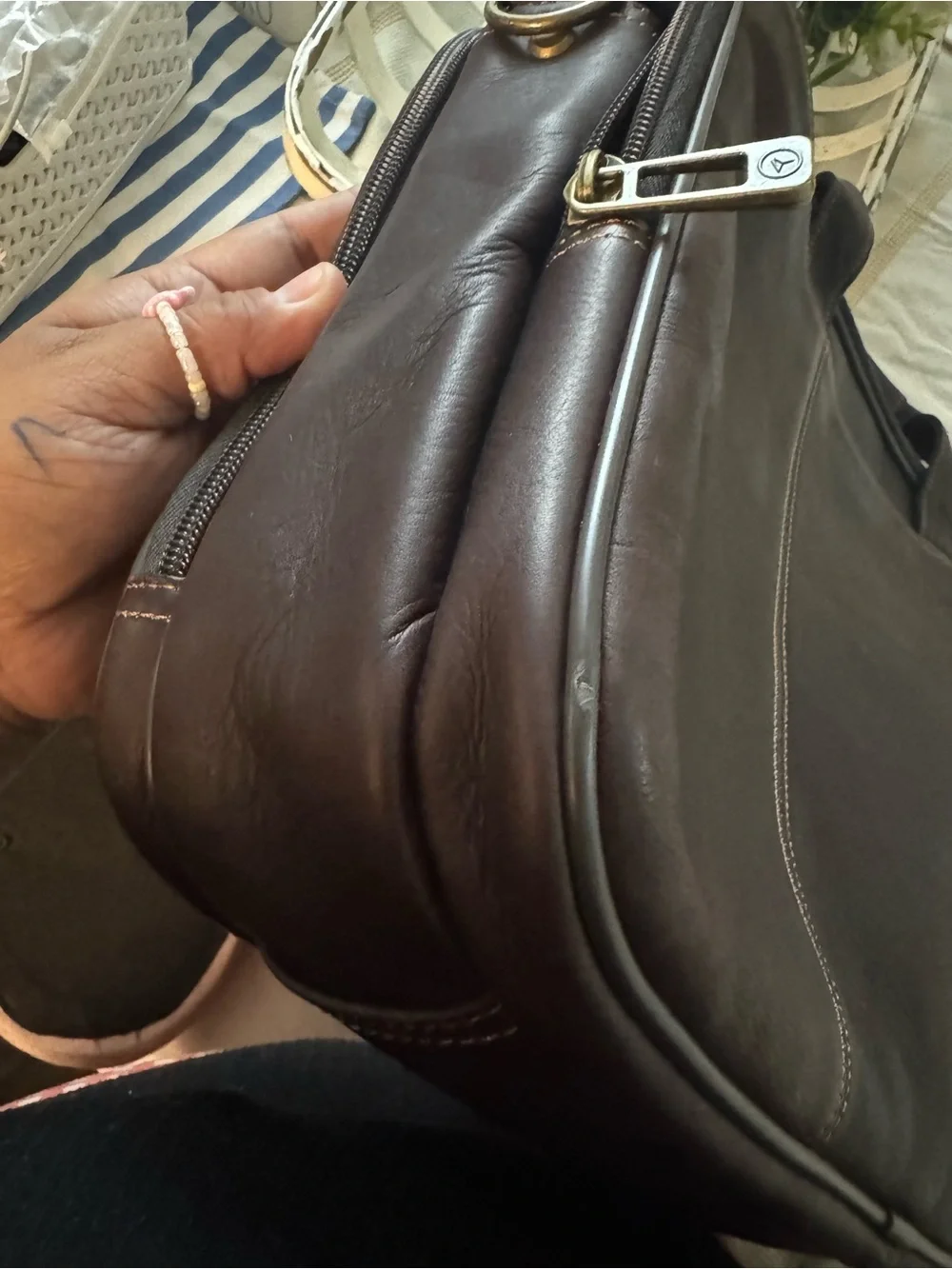 Heritage leather briefcase